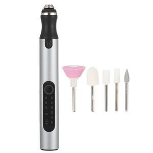 Electric Cordless Nail Drill Kit 18000RPM Nail Drill Machine Gray